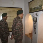 Maj Gen Giriraj Singh Reviewing