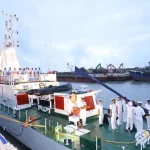 Indian Coast Guard Ship Meera Behn Decommissioned at Okha After 20 Years of Service