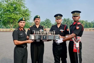Officer Cadet Getting Award