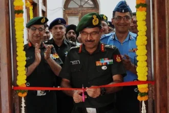 Officer Cutting Ribbon 1