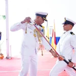 Officer Getting Sword of Honor