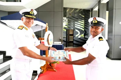 Officer Giving Award 3