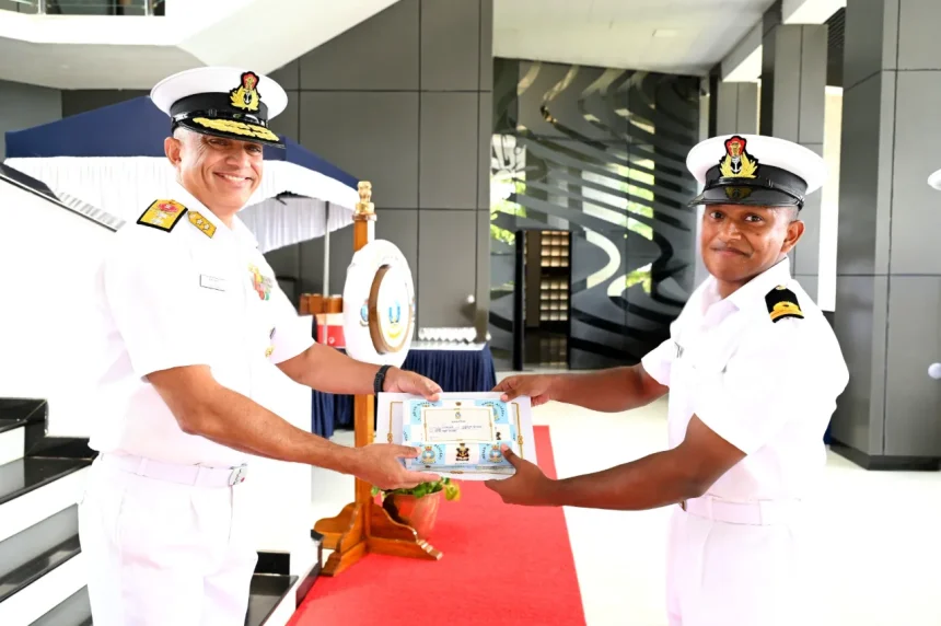 Officer Giving Award 3
