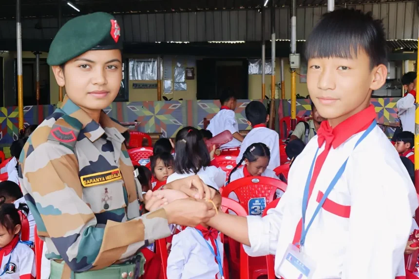 Officer with Student