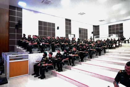 Officers Sitting 10