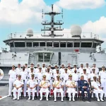 Officers at INS Nipun