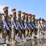 Officers in Parade