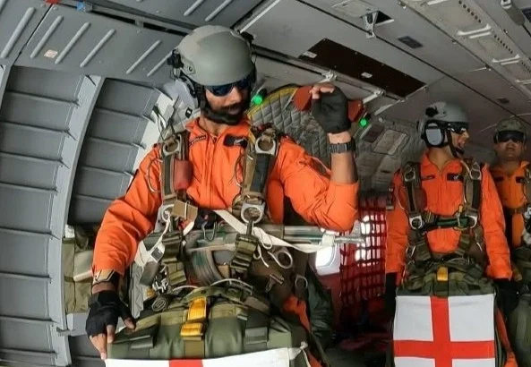 Officers in Plane