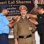 Prof. Bihari Lal Sharma Getting the Ranks