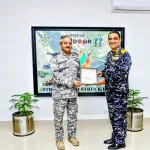 RAdm Sritanu Guru and Air Marshal Shivananad
