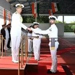 Rear Admiral Arjun Dev Nair Giving Award