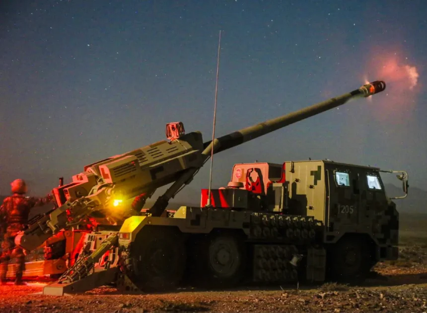 SH 15 Artillery Guns