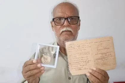 Family Brings WWII Army Medal to Prove Indian Lineage at SIR Camp