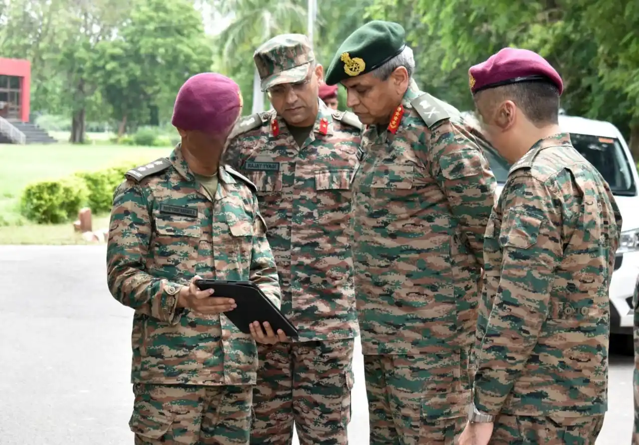 Lt Gen Anindya Sengupta Reviews Operational Readiness of Elite Shatrujeet Brigade