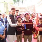 Shri Sanjay Seth with Cadets
