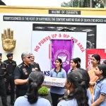Students Celebrate Raksha Bandhan With Indian Army Soldiers in Prayagraj