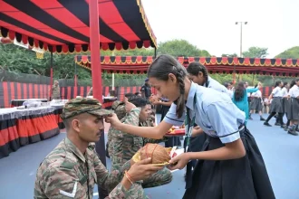 Students Putting Tikka