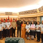 Students with Officers