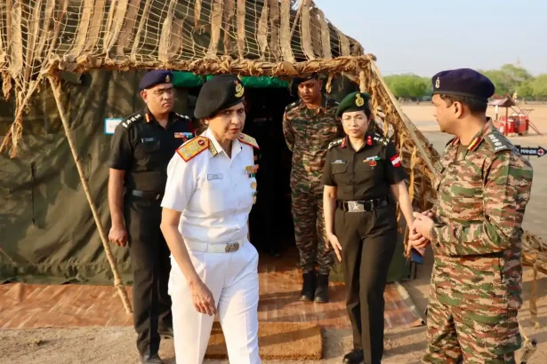 Surgeon Vice Admiral Arti Sarin, first woman DGAFMS