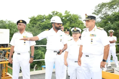 VAdm Sanjay Bhalla Reviewing 1