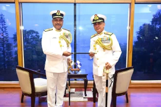 Vice Admiral Alok Ananda Taking Over the Baton