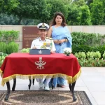 Vice Admiral Tarun Sobti with Wife