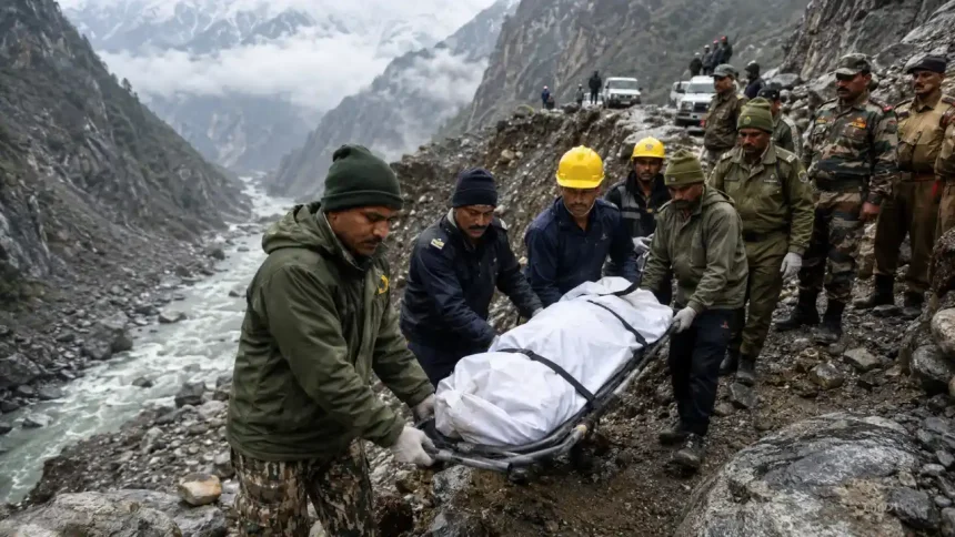 चमोली की नीती घाटी में 12 दिन बाद लापता BRO हेड कांस्टेबल का शव बरामद