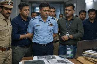 गोपनीय रक्षा जानकारी लीक करने के आरोप में विंग कमांडर दिल्ली पुलिस के हाथों गिरफ्तार