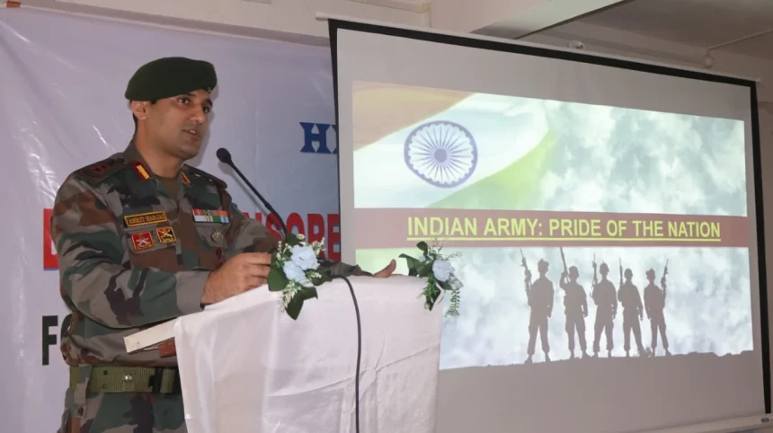 Assam Rifles Guides Class X and College Students on Career Opportunities in Arunachal Pradesh