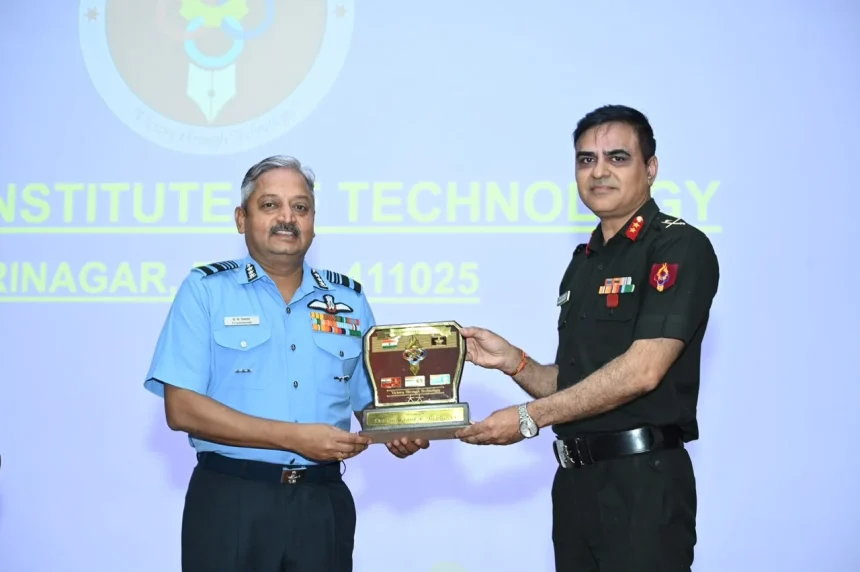 Air Marshal PV Shivanand with Officer