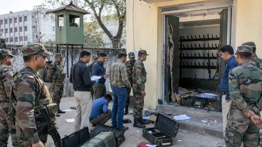 हैदराबाद में मद्रास रेजिमेंट परिसर से सेना के हथियार चोरी