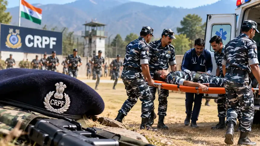 सोपोर में शारीरिक अभ्यास के दौरान गिरने से CRPF हेड कांस्टेबल की मौत