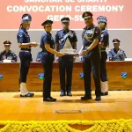Capt Neha Sharma Getting Award