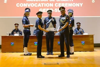 Capt Neha Sharma Getting Award