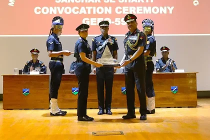 Capt Neha Sharma Getting Award