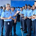 Central Air Command Chief Reviews Operational Preparedness at Air Force Station Bamrauli
