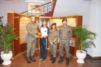 15 Arunachal Pradesh Students Visit Indian Army’s Elite Shatrujeet Brigade on National Integration Tour