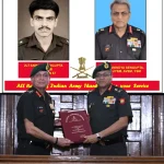 Gen Dhiraj Seth with Lt Gen Sengupta