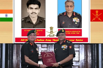 Gen Dhiraj Seth with Lt Gen Sengupta