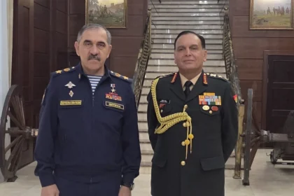 General Dhiraj Seth with General Yevkurov