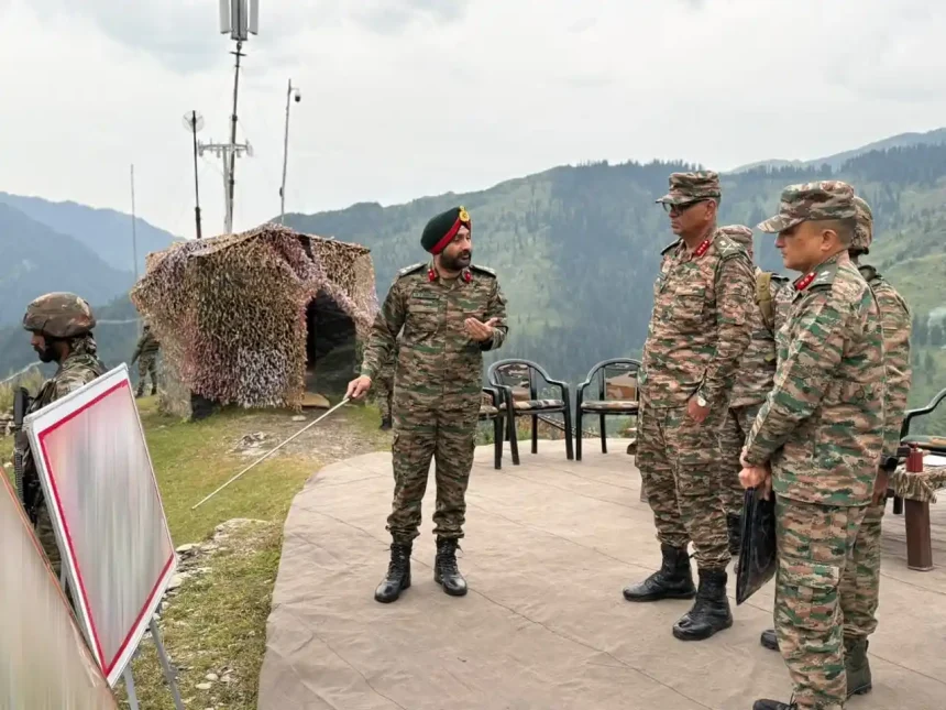 White Knight Corps Commander Reviews Counter-Terrorism Operations in Poonch’s Surankote Sector