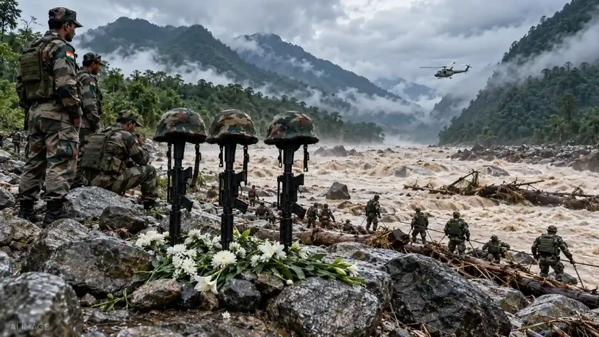 Indian Army Agniveers Missing in Dibang Valley Floods