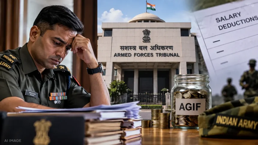 भारतीय सेना अधिकारी ने अनिवार्य AGIF कटौती को सशस्त्र बल न्यायाधिकरण में दी चुनौती