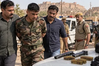 राजस्थान में हथियार और संगठित अपराध मामले में भारतीय सेना का सिपाही गिरफ्तार