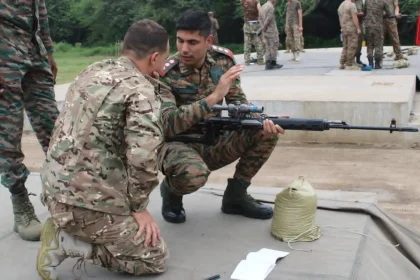 Indian Army Trains Armenian Soldiers in Advanced Sniper Warfare at Mhow