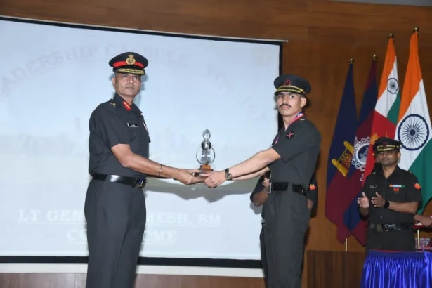 Lieutenant Badal Tops Young Officers’ Course at College of Military Engineering Pune