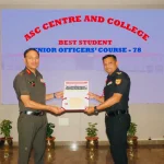 Lt Col Pratik S Fule Getting Award