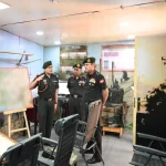 Lt Gen AVS Rathee Reviewing
