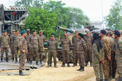 Lt Gen Amit Kabthiyal Interacting