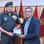Lt Gen Anindya Sengupta with Sh Rajesh Kumar Singh